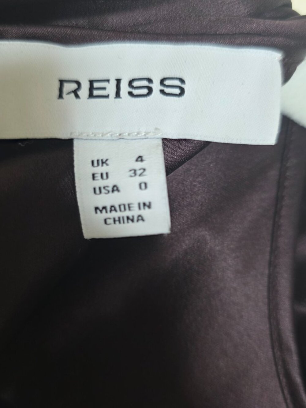 Reiss Fae Satin Sash Detail Gown Size 0 MSRP $595 - Picture 11 of 14